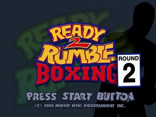 Ready 2 Rumble Boxing title screen for Sega Dreamcast